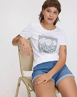 Scoop Neck Graphic T-Shirt