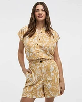 Shorts with Elastic Waistband