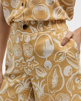 Shorts with Elastic Waistband