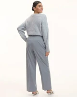 Wide-Leg High-Rise Pant