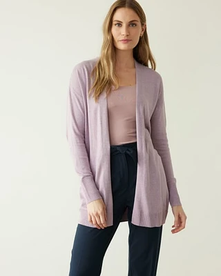 Cardigan long ouvert