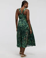 Robe maxi sans manches à col V