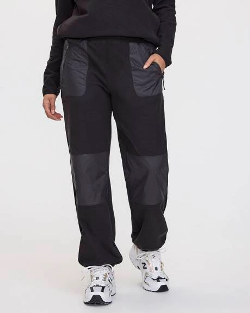 Polar Fleece Jogger with Reinforced Knees