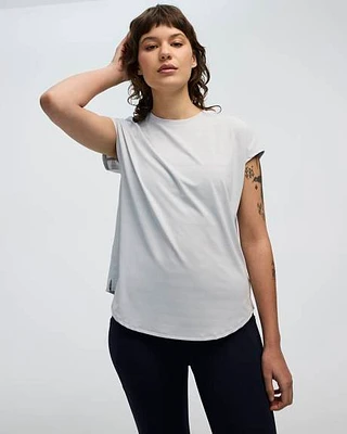 Extended-Sleeve Jacquard Tee