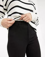 High-Rise Black Jean with Skinny Leg