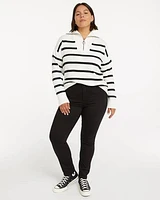 High-Rise Black Jean with Skinny Leg
