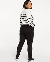 High-Rise Black Jean with Skinny Leg
