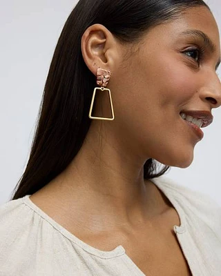 Boucles d'oreilles mouchetées