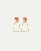 Boucles d'oreilles mouchetées