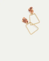 Boucles d'oreilles mouchetées