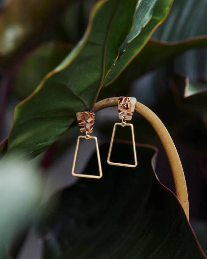 Boucles d'oreilles mouchetées
