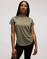 T-shirt à col rond et manches courtes