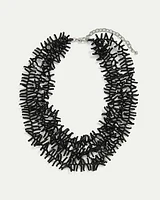 Coral-Effect Short Necklace