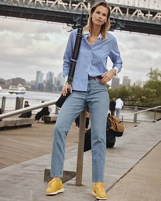 Slim-Leg High-Rise Jean