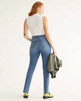 Slim-Leg High-Rise Jean