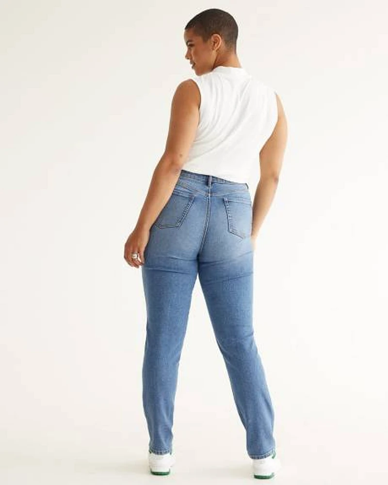 Slim-Leg High-Rise Jean