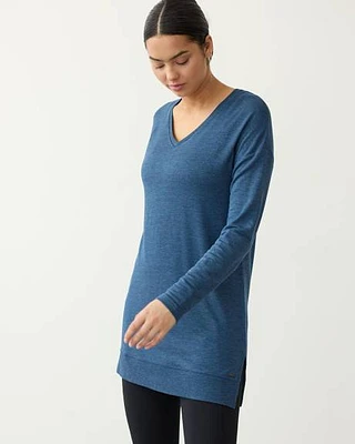 Long-Sleeve French Terry Tunic