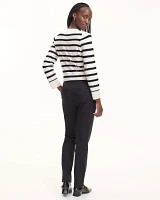 Slim-Leg High-Rise Pants