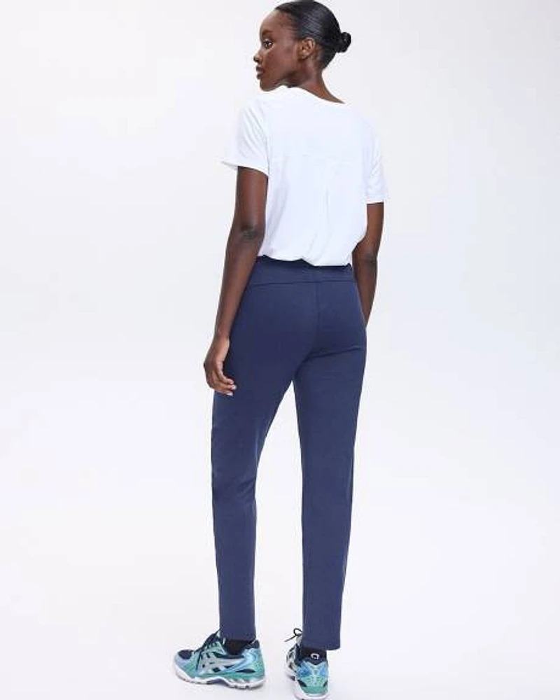 Slim-Leg High-Rise Pulse Pant