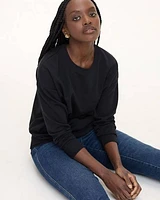 Long-Sleeve Crew-Neck Sweatshirt