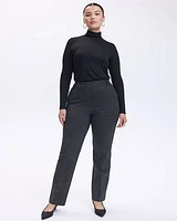 Straight-Leg High-Rise Pants