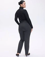 Straight-Leg High-Rise Pants