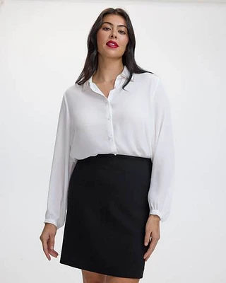 Tuxedo Mini Skirt