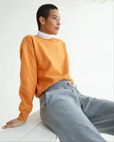 Long-Sleeve Crew-Neck French Terry Sweatshirt