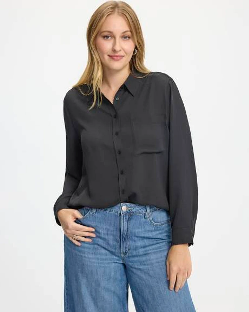 Long-Sleeve Blouse