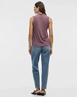 Sleeveless V-Neck Top