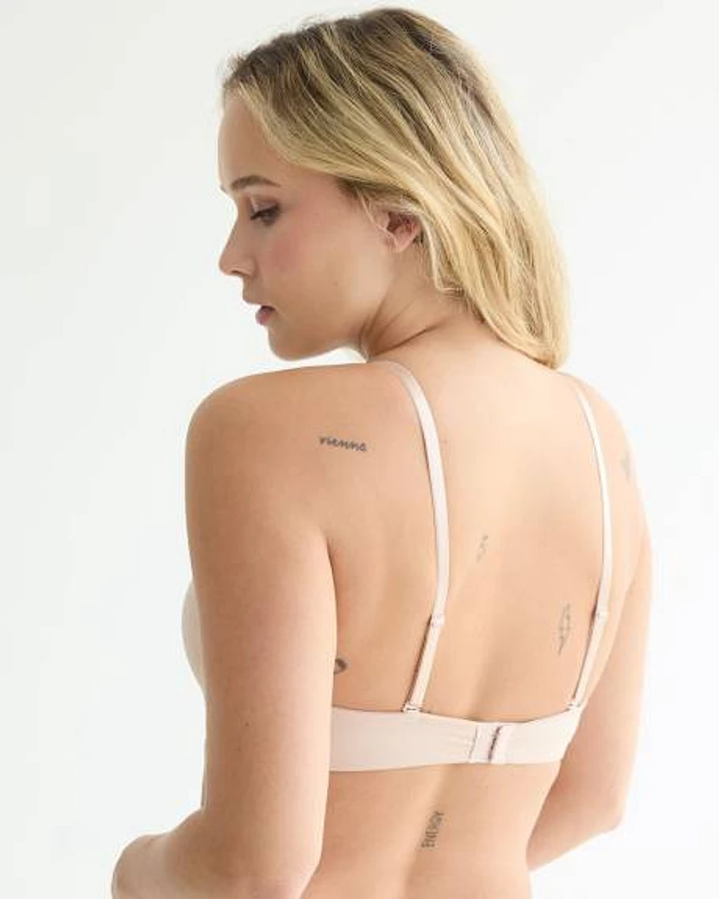 Wireless Bra with Lace Trim