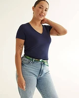 T-shirt à col V