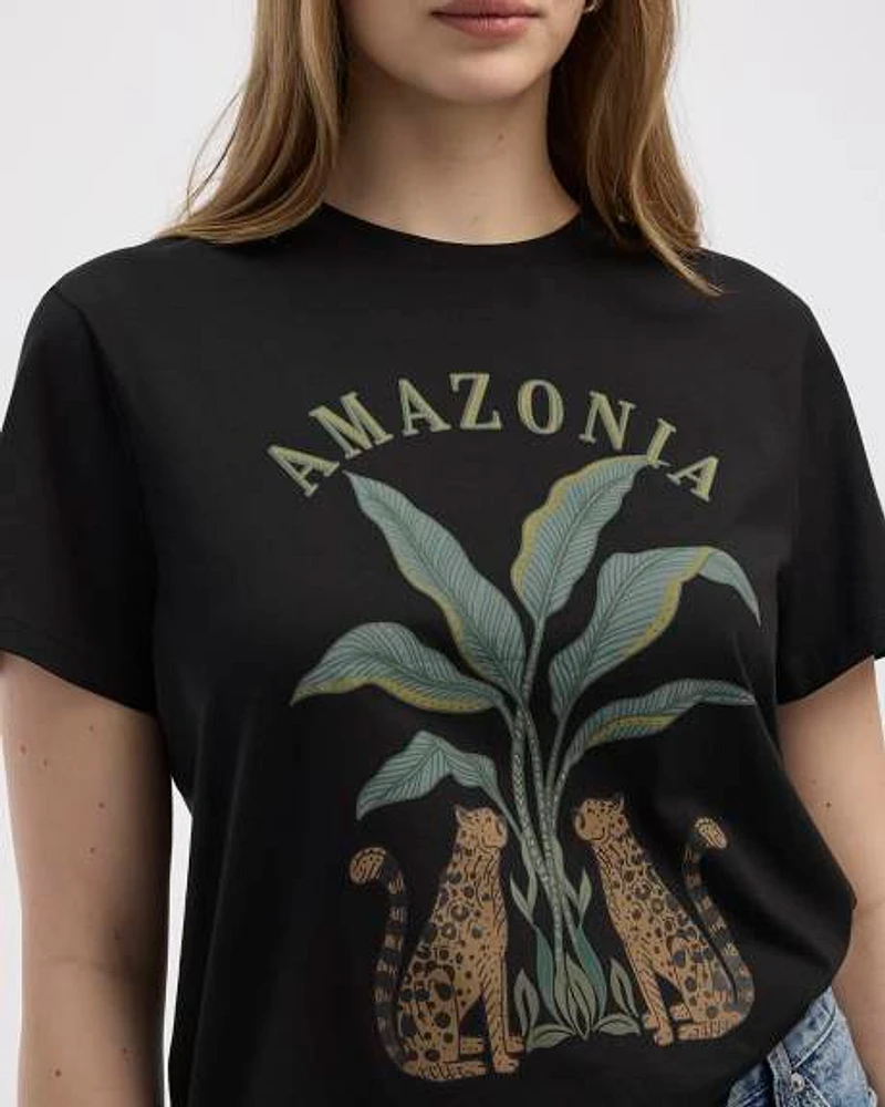 Crew-Neck Graphic T-Shirt