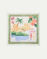 Foulard carré avec motif Amalfi