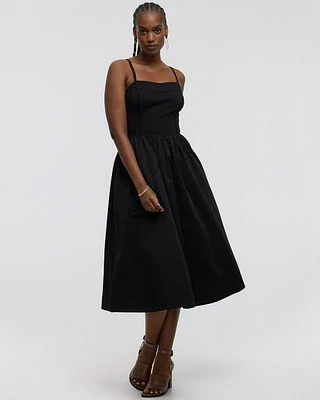 Sleeveless Maxi Dress with Sweetheart Neckline