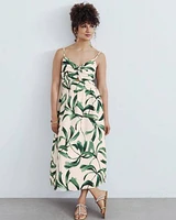 Robe maxi sans manches à col V