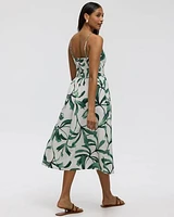 Robe maxi sans manches à col V