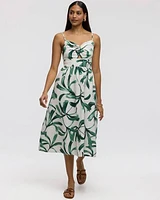 Robe maxi sans manches à col V