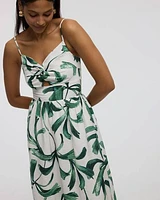Robe maxi sans manches à col V