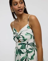 Robe maxi sans manches à col V