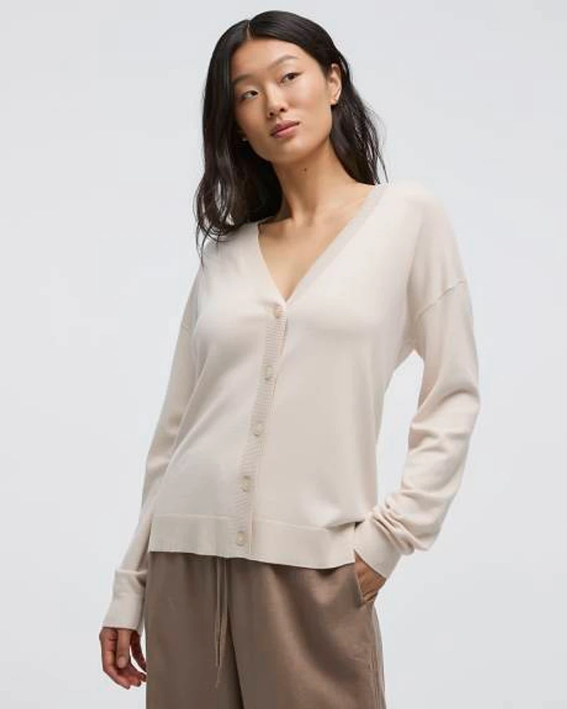 V-Neck Cardigan