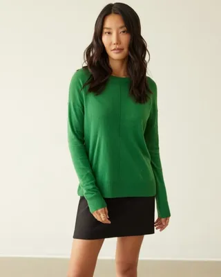 Long-Sleeve Crew-Neck Pullover
