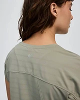 Extended-Sleeve Jacquard Tee