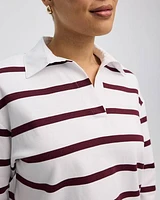 Long-Sleeve Rugby-Style Top