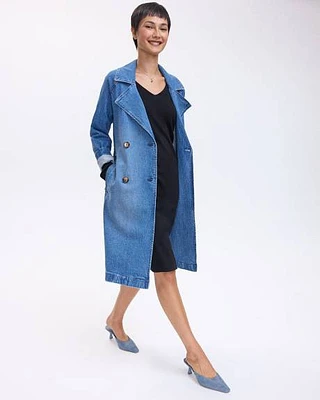 Denim Trench Coat