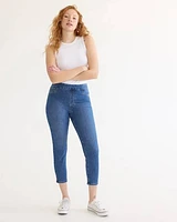 Cropped Denim Legging