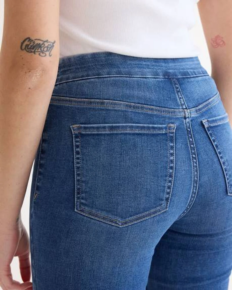 Cropped Denim Legging