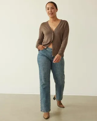 Straight-Leg Low-Rise Jean