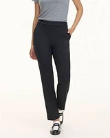 Straight-Leg High-Rise Pants