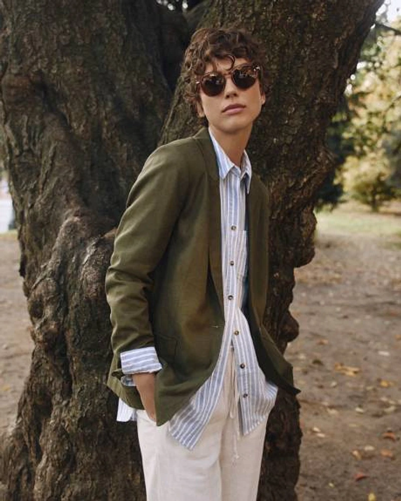 Linen Blend Blazer
